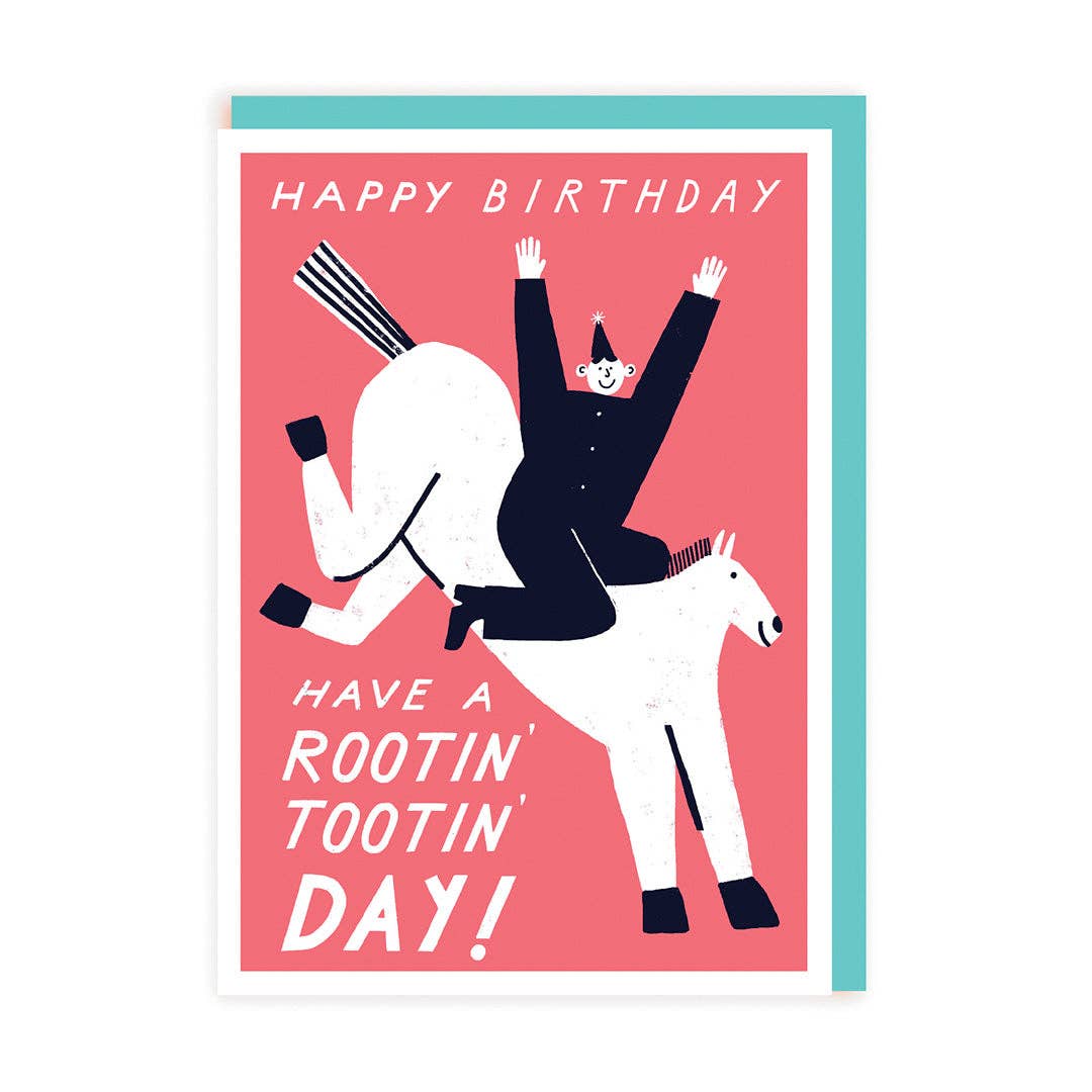 Rootin' Tootin' Birthday Card