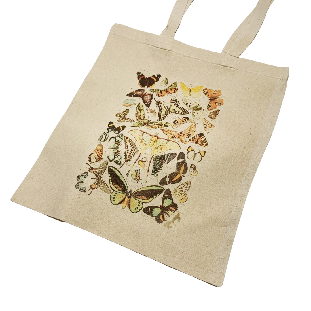 Adolphe Millot Butterfly Tote Bag