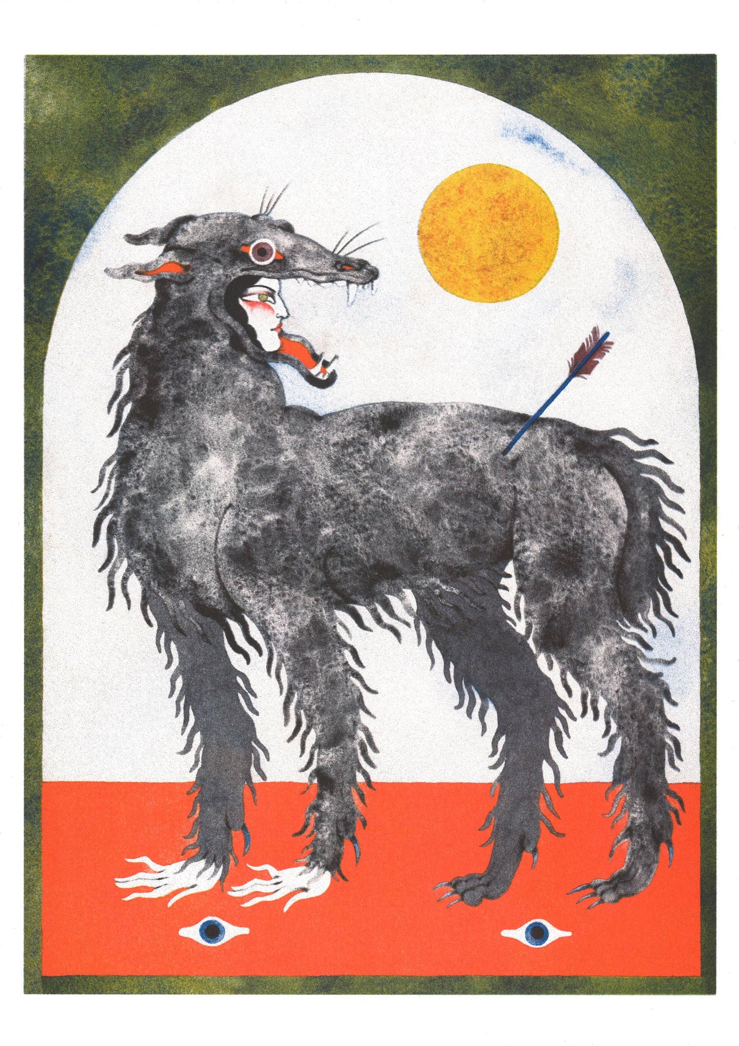 The Wolf A3 Print