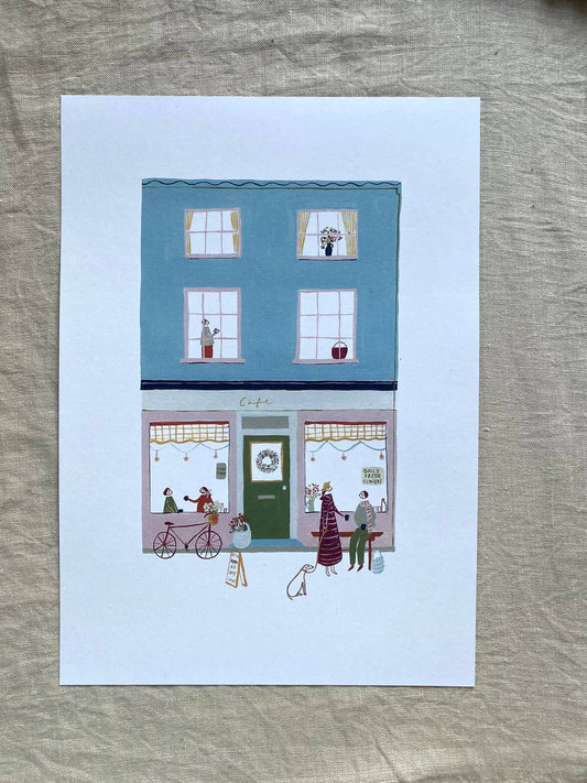 At the Café A4 Print