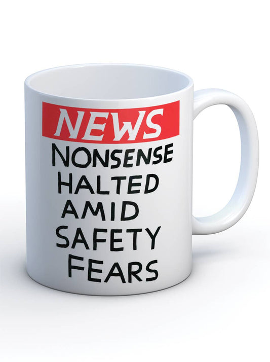 Nonsense Halted Mug David Shrigley