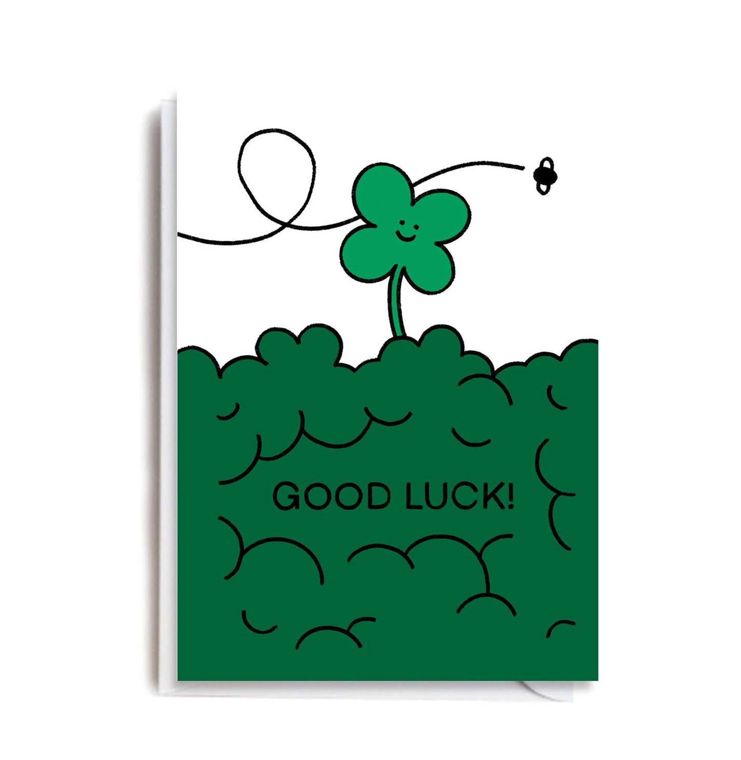 Good Luck Clover Card