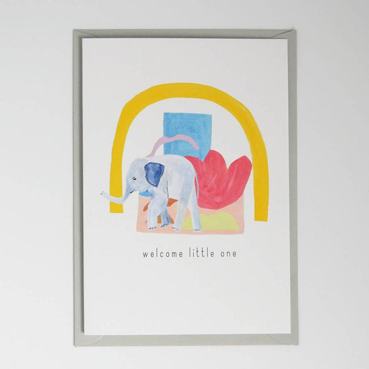 'Welcome Little One' New Baby Card