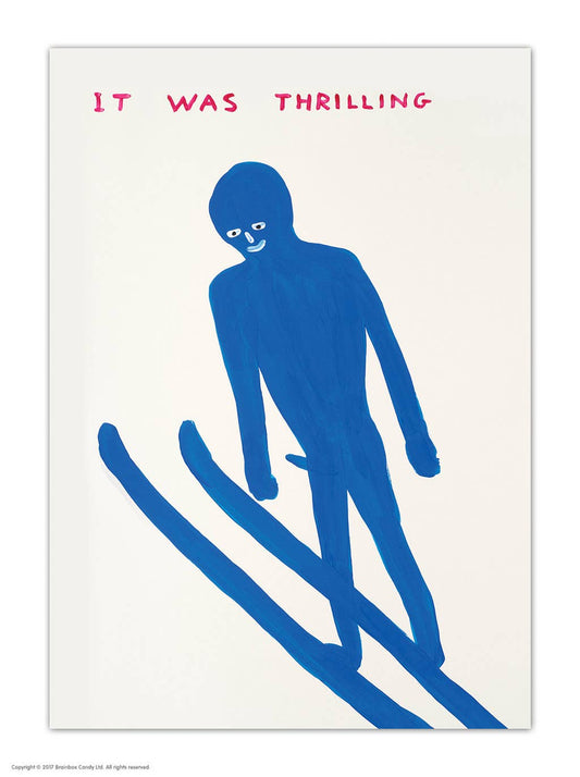 It Was Thrilling Postcard David Shrigley Postcard